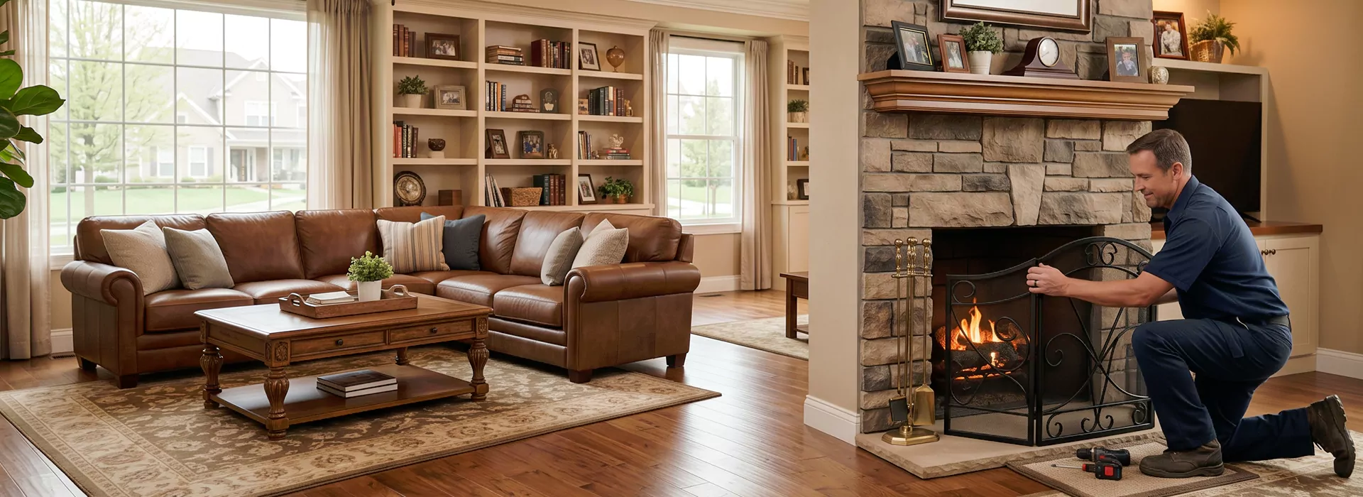 Fireplace Screen Installation Whittier, CA