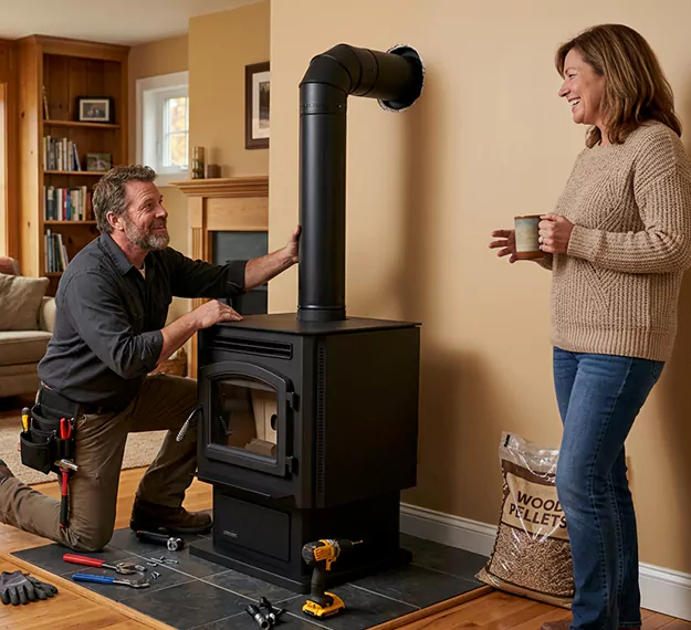 Certified Pellet Fireplace Installation Company: Your Local Pellet Stove Fitting Team in Whittier, CA