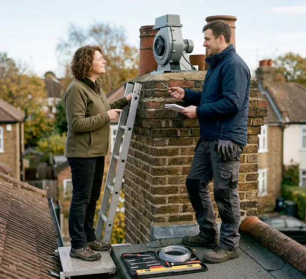 Why Whittier, CA Homeowners Choose Our Chimney Fan Installation Team?