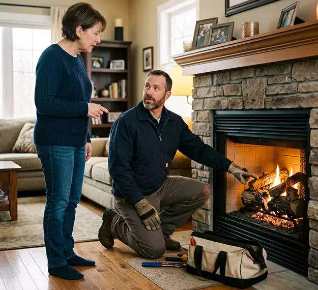 Why Whittier Homeowners Choose Our Gas Fireplace Logs Team?