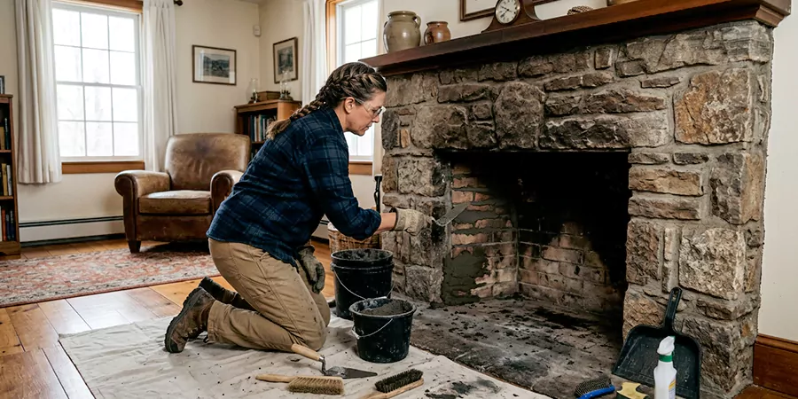 Refurbish Wood Burning Fireplace Whittier