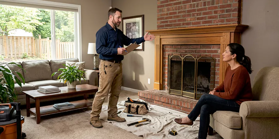 Fireplace and Chimney Removal Service Whittier