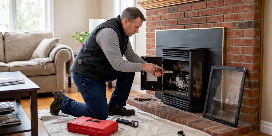 Natural Gas Fireplace Repair Whittier