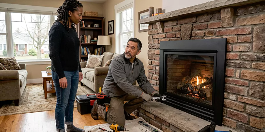 Fireplace and Log Fire Installation Whittier